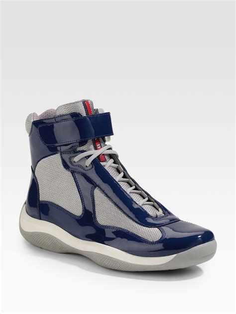 prada sneaker shoes|high top prada sneakers.